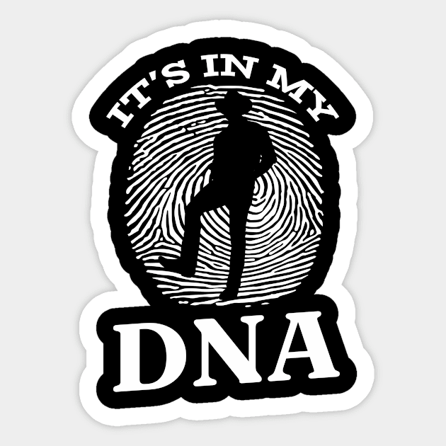 Line Dancing It`s In My DNA I Country I Line Dance Sticker by Shirtjaeger